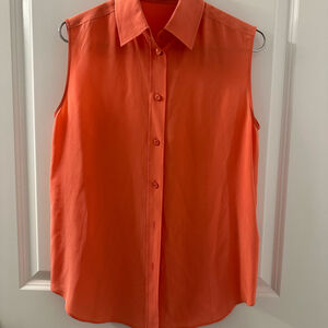 GIVENCHY Sleeveless Casual Top | Orange | Size 6
